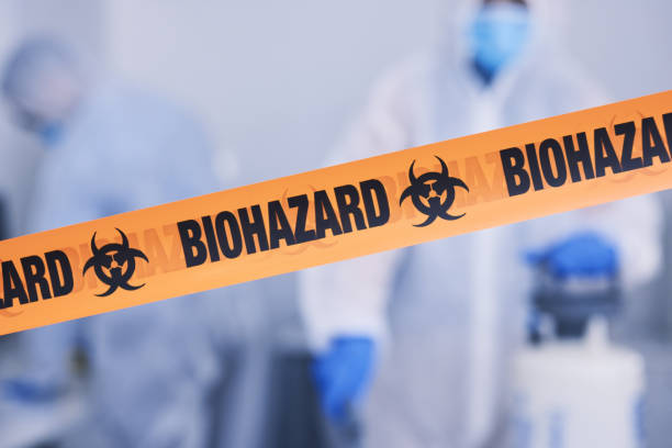 Professional Biohazard Cleanup technician working in Pleasant Hill, MO